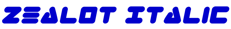 Zealot Italic 字体